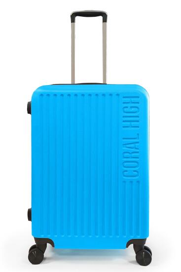 Coral High ABS Mavi Orta Boy Valiz 16427 - Coral High