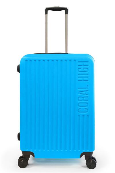 Coral High ABS Mavi Orta Boy Valiz 16427 - 1