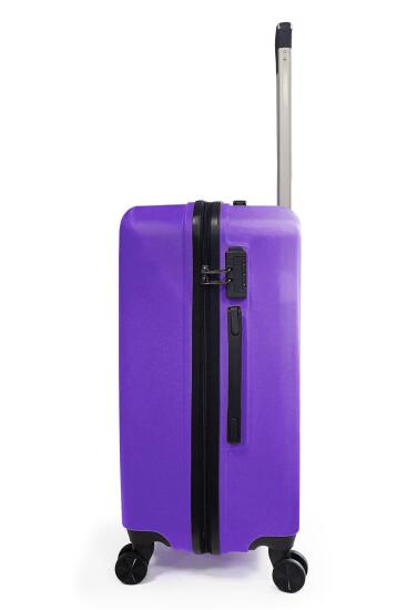 Coral High ABS Mor 3'lü Valiz Seti 16450 - 3