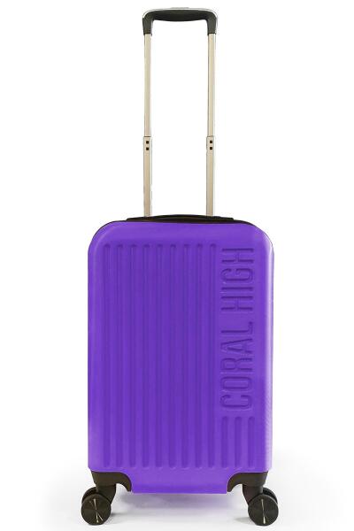 Coral High ABS Mor Küçük Boy Valiz 16451 - 1