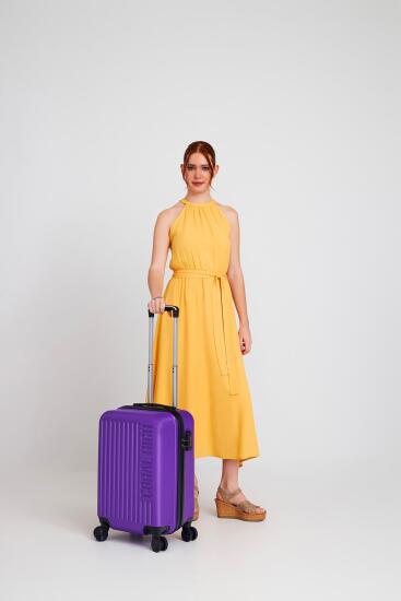 Coral High ABS Mor Küçük Boy Valiz 16451 - 2