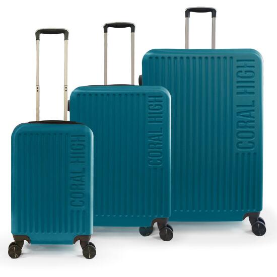 Coral High ABS Nefti 3'lü Valiz Seti 16410 