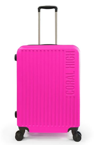 Coral High ABS Pembe Orta Boy Valiz 16417 