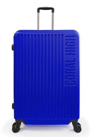 Coral High ABS Saks Mavi Büyük Boy Valiz 16468 - Coral High
