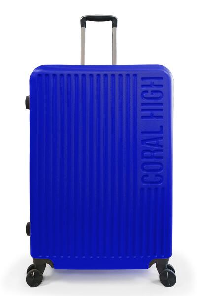 Coral High ABS Saks Mavi Büyük Boy Valiz 16468 - 1