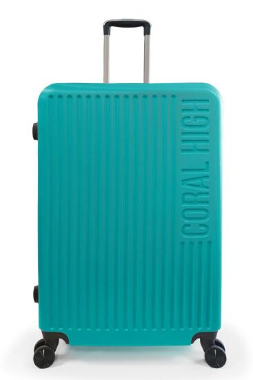 Coral High ABS Turkuaz Büyük Boy Valiz 16463 