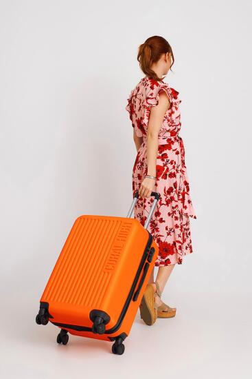 Coral High ABS Turuncu Orta Boy Valiz 16522 - 7