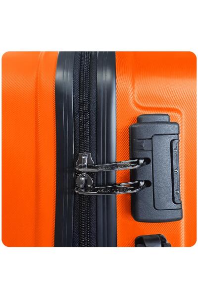 Coral High ABS Turuncu Orta Boy Valiz 16522 - 9