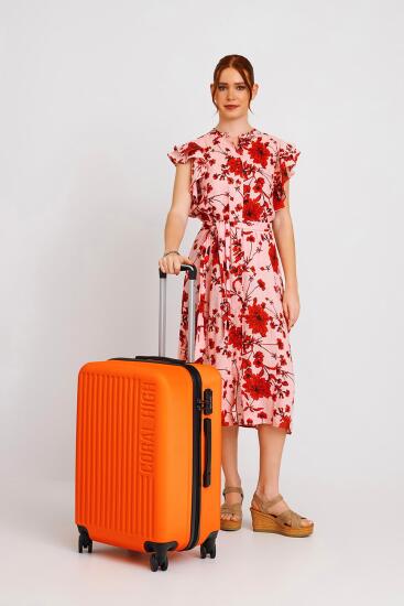 Coral High ABS Turuncu Orta Boy Valiz 16522 - 2