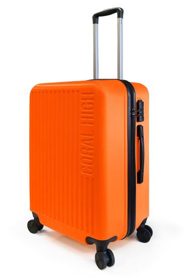 Coral High ABS Turuncu Orta Boy Valiz 16522 - 3