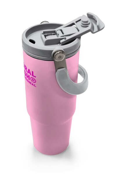 Coral High Açık Pembe Pipetli ve Direkt İçim Çelik Termos 900 ml 38751 - 3