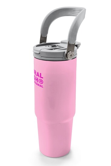 Coral High Açık Pembe Pipetli ve Direkt İçim Çelik Termos 900 ml 38751 - 4