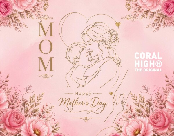 Coral High Anneler Gününe Özel Anne Erkek Çocuk Desenli Pipetli ve Direkt İçim Çelik Termos 900 ml 38764 - 9