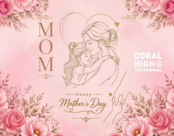 Coral High Anneler Gününe Özel Anne Kız Çocuk Desenli Pipetli ve Direkt İçim Çelik Termos 900 ml 38762 - 9