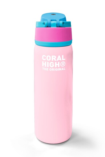 Coral High Ayıcık Desenli Pipetli ve Direkt İçim Çelik Termos 800 ml 38590 - 6