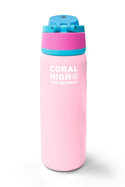 Coral High Ayıcık Desenli Pipetli ve Direkt İçim Çelik Termos 800 ml 38590 - 6