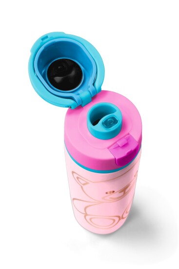 Coral High Ayıcık Desenli Pipetli ve Direkt İçim Çelik Termos 800 ml 38590 - 7