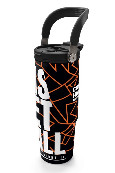 Coral High Basketbol Desenli Pipetli ve Direkt İçim Çelik Termos 900 ml 38743 - 4