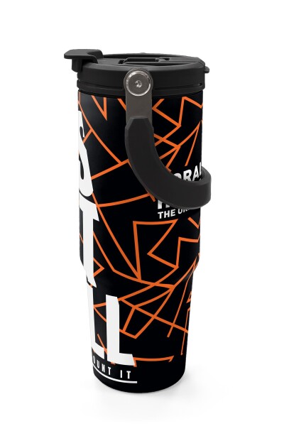 Coral High Basketbol Desenli Pipetli ve Direkt İçim Çelik Termos 900 ml 38743 - 5