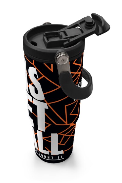 Coral High Basketbol Desenli Pipetli ve Direkt İçim Çelik Termos 900 ml 38743 - 3