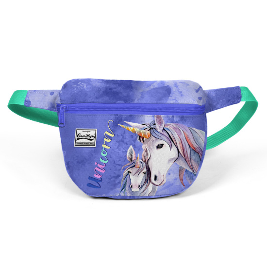 Coral High Lavanta Su Yeşili Unicorn Desenli Bel Çantası 22590 - CORAL HIGH