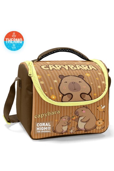 Coral High Kids Kapibara Desenli Thermo Beslenme Çantası 11799 - Coral High