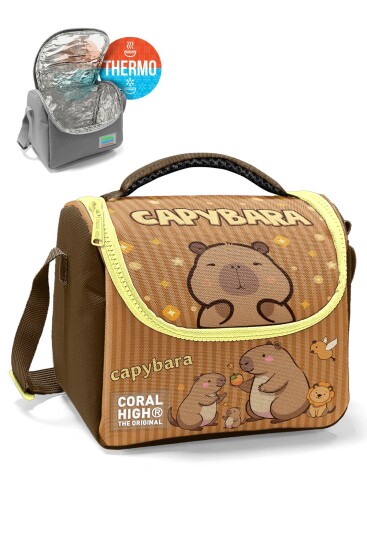 Coral High Kids Kapibara Desenli Thermo Beslenme Çantası 11799 - 7