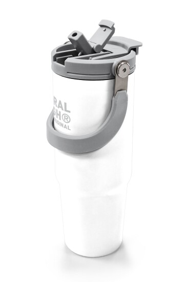 Coral High Beyaz Pipetli ve Direkt İçim Çelik Termos 900 ml 38749 - 2