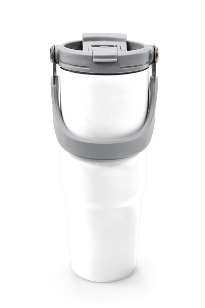 Coral High Beyaz Pipetli ve Direkt İçim Çelik Termos 900 ml 38749 - 7