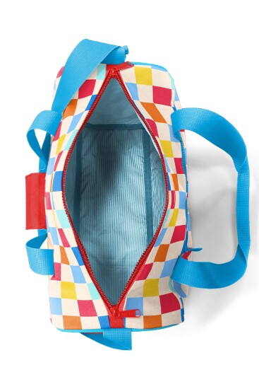 Coral High Çok Renkli Dama Desenli Spor Çantası 27546 - 6