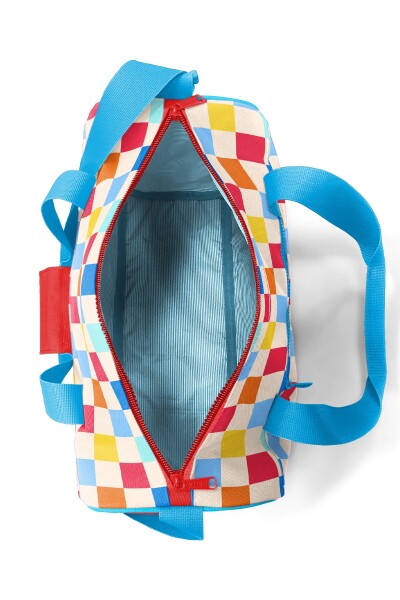 Coral High Çok Renkli Dama Desenli Spor Çantası 27546 - 6