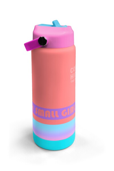 Coral High Çok Renkli Desenli Katlanır Ağızlıklı Çelik Termos 650 ml 38373 - 3