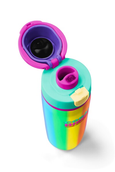 Coral High Çok Renkli Desenli Pipetli ve Direkt İçim Çelik Termos 800 ml 38535 - 7