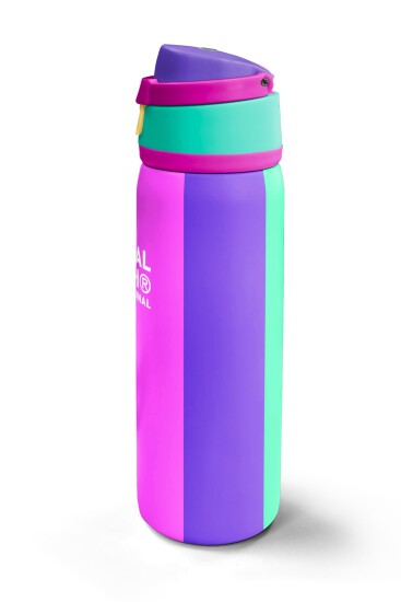 Coral High Çok Renkli Desenli Pipetli ve Direkt İçim Çelik Termos 800 ml 38537 - 5