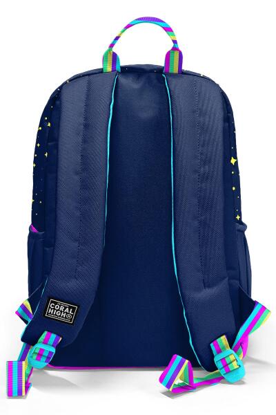 Coral High Çok Renkli Okul Sırt Çantası 23635 - 3