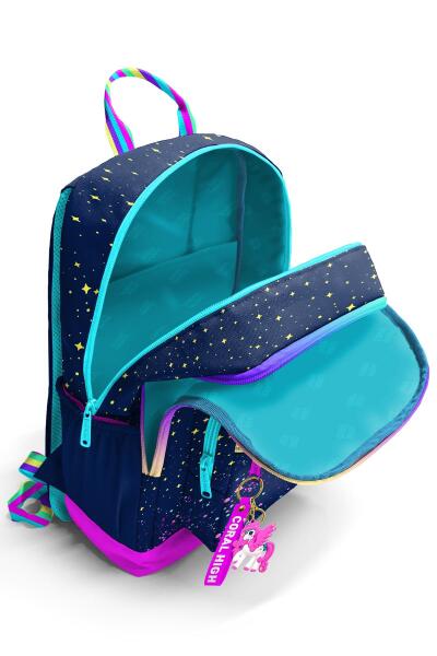 Coral High Çok Renkli Okul Sırt Çantası 23635 - 4