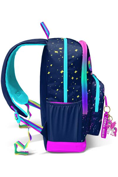 Coral High Çok Renkli Okul Sırt Çantası 23635 - 6