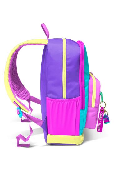 Coral High Çok Renkli Okul Sırt Çantası 23676 - 5