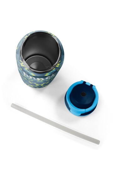 Coral High Çok Renkli Pipetli Çelik Termos 800 ml 38565 - 8