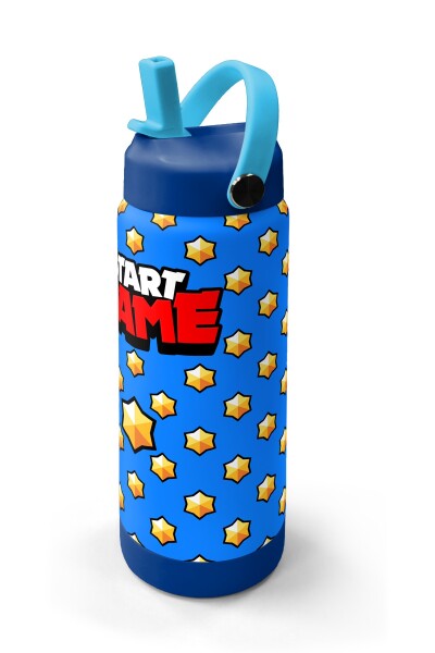 Coral High Coral Stars Desenli Pipetli ve Direkt İçim Çelik Termos 650 ml 38404 - 2