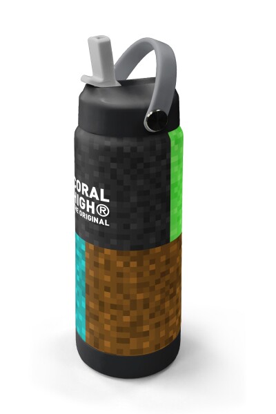 Coral High Craft Desenli Katlanır Ağızlıklı Çelik Termos 650 ml 38316 - 2