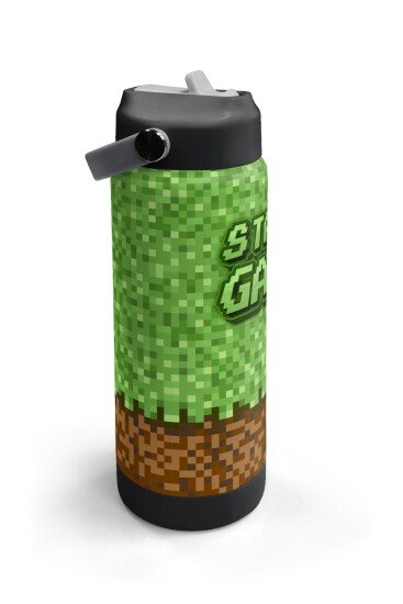 Coral High Craft Desenli Katlanır Ağızlıklı Çelik Termos 650 ml 38393 - 3