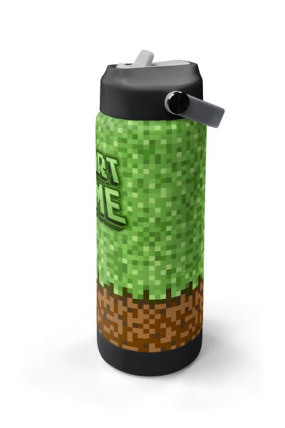 Coral High Craft Desenli Katlanır Ağızlıklı Çelik Termos 650 ml 38393 - 4