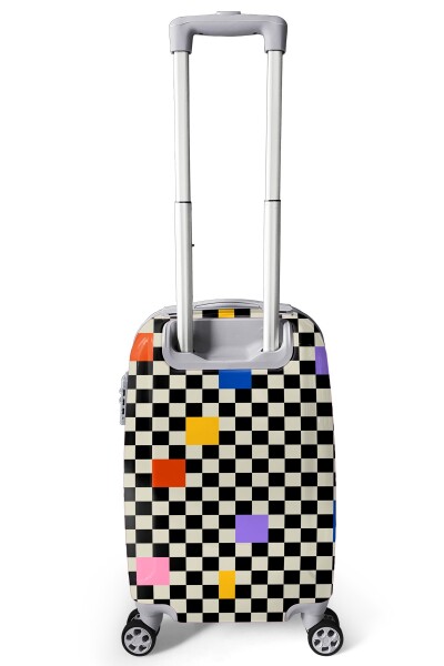 Coral High Dama Desenli Kabin Boy Valiz (50cm) 16560 - 4