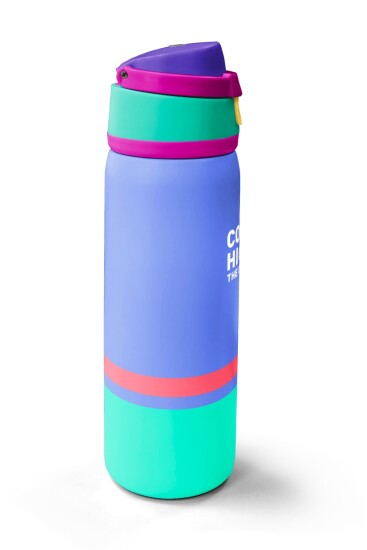 Coral High Derin Mavi Renkli Pipetli ve Direkt İçim Çelik Termos 800 ml 38530 - 4