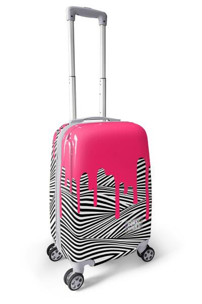 Coral High Desenli Kabin Boy Valiz (50cm) 16552 - 7