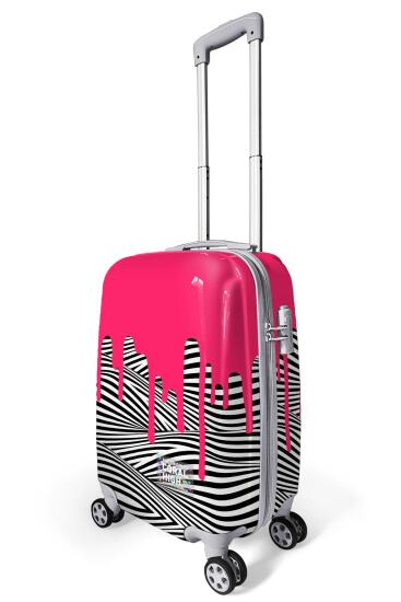 Coral High Desenli Kabin Boy Valiz (50cm) 16552 - 4