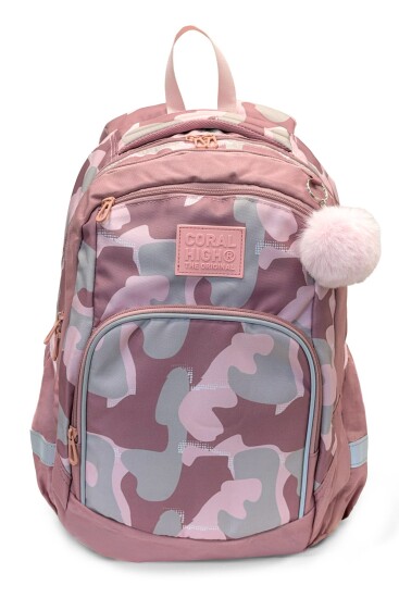 Coral High Desenli Okul Sırt Çantası 24451 - Coral High
