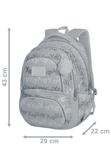 Coral High Desenli Okul Sırt Çantası 24468 - 7
