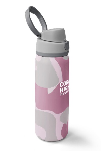 Coral High Desenli Pipetli ve Direkt İçim Çelik Termos 800 ml 38579 - 2